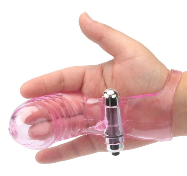 CAPA PARA DEDOS COM ESTIMULADOR CLITORIANO - IMPORTAÇÃO FV011