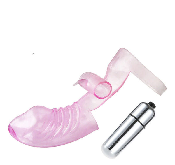 CAPA PARA DEDOS COM ESTIMULADOR CLITORIANO - IMPORTAÇÃO FV011