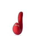 VIBRADOR PONTO G COM ESTIMULADOR CLITORIANO COM 4 MODOS DE VIBRAÇÃO PULSAÇÃO E ONDAS DE PRESSÃO E FUNÇÃO DE AQUECIMENTO - IMPORTAÇÃO VR021