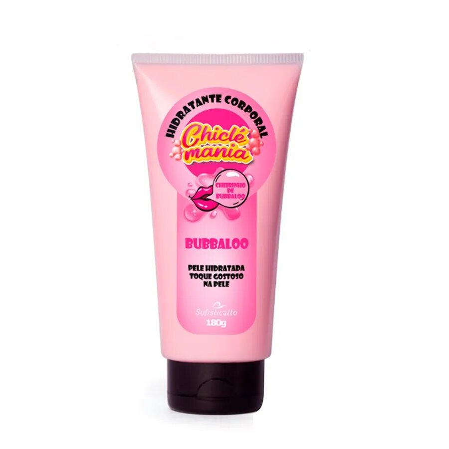 CHICLÉ MANIA GEL LUBRIFICANTE BEIJÁVEL SABOR BUBBALOO 60G - SOFISTICATTO