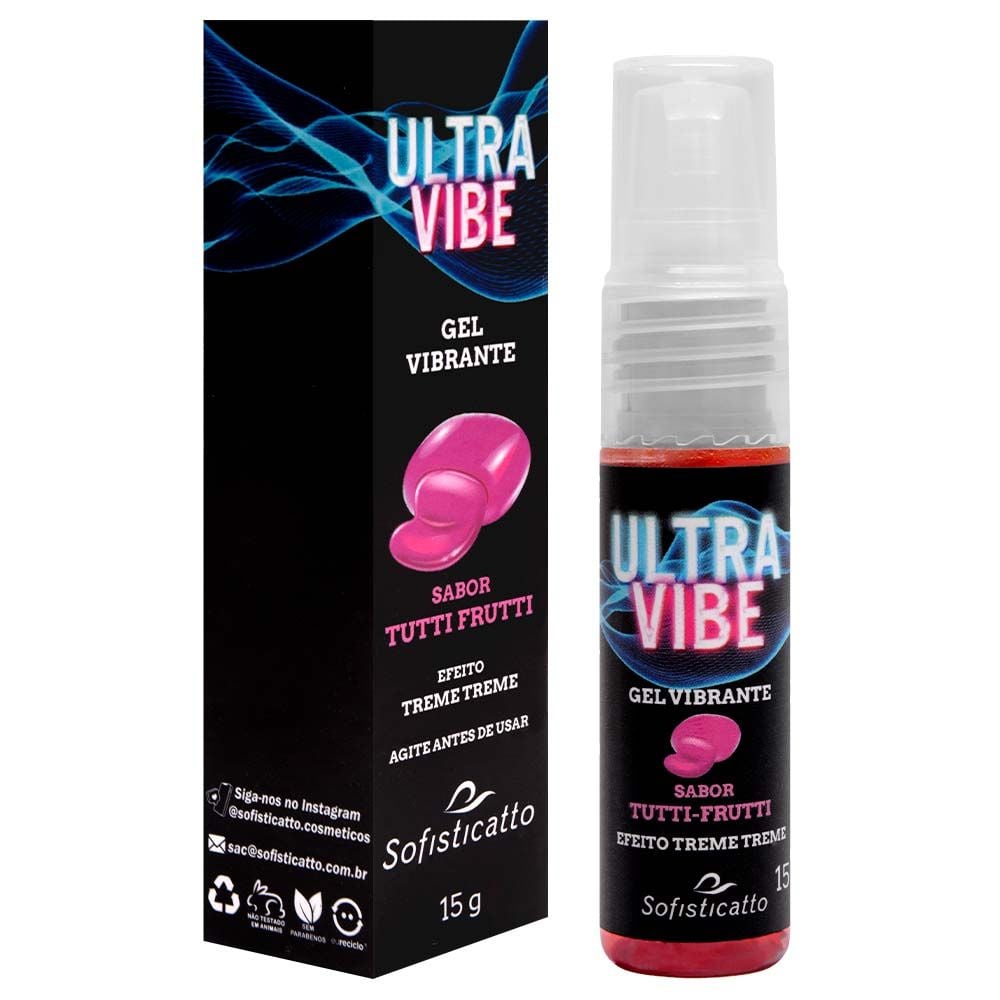 ULTRA VIBE EFEITO TREME TREME TUTTI-FRUTTI 15G - SOFISTICATTO