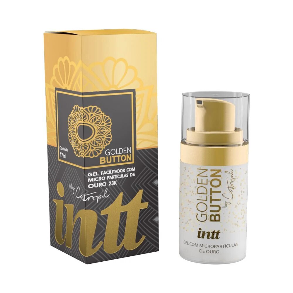 GOLDEN BOTTON GEL FACILITADOR ANAL COM MICROPARTÍCULAS DE OURO 23K BY CASTROPIL 17ML - INTT