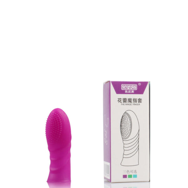 DEDEIRA EM SILICONE COM SALIÊNCIAS MASSAGEADORAS - IMPORTAÇÃO FV002