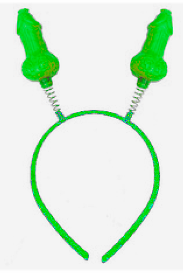 TIARA ERÓTICA NEON PCT 5 UN- IMPORTAÇÃO