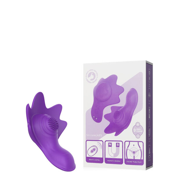VIBRADOR DE CALCINHA RECARREGÁVEL COM 9 MODOS DE VIBRAÇÃO CONTROLADO VIA APP - IMPORTAÇÃO EC028