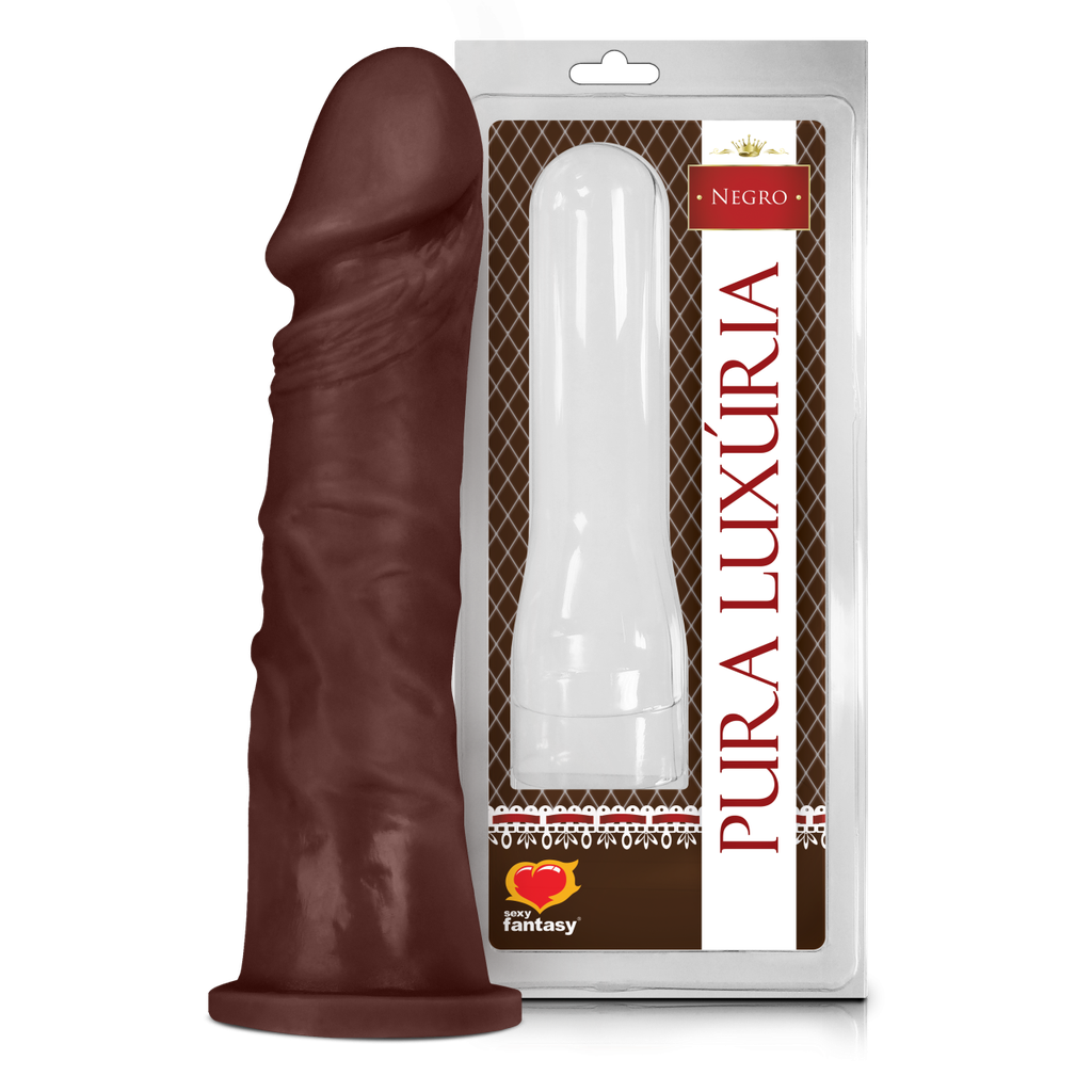 PRÓTESE REALÍSTICA CHOCOLATE SEM SACO 18,5X4,2CM - SEXY FANTASY PAN016