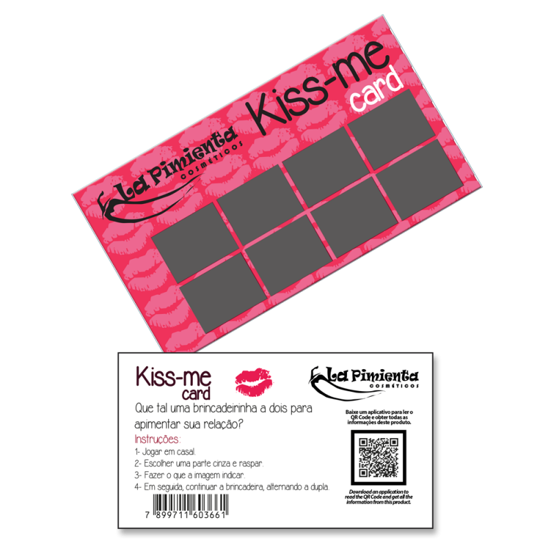 RASPADINHA KISS ME PCT 5 UN - LA PIMIENTA L191