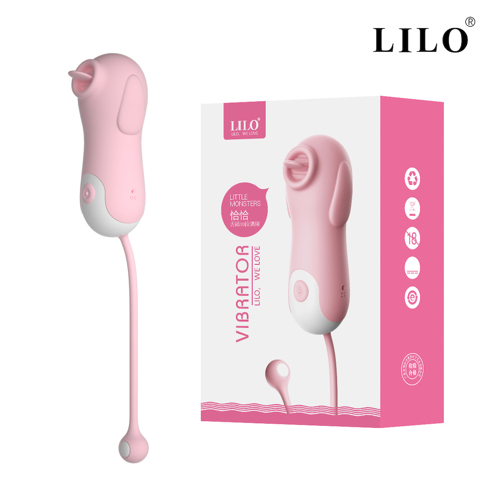 LITTLE MONSTERS VIBRATOR ESTIMULADOR CLITORIANO 10 MODOS DE VIBRAÇÃO E ESTIMULADOR LÍNGUA - IMPORTAÇÃO OV039
