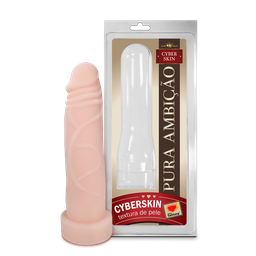 [000508] CAPA PENIANA EM CYBERSKIN 17X4,5CM - SEXY FANTASY 2.2