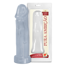 [000511] CAPA PENIANA EM CYBERSKIN INCOLOR 19X5CM - SEXY FANTASY 11.11