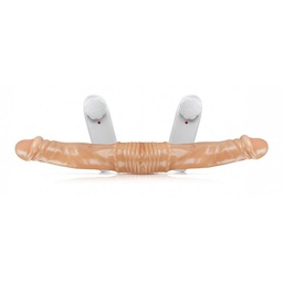 [000624] PRÓTESE MACIÇA DUPLA 43,7X5CM COM VIBRADOR SEXY FANTASY - PV031