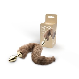 [000831] PLUG ANAL P DOURADO COM RABO LINHA LITE PLUG - SEXY FANTASY 266