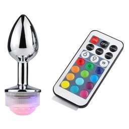 [0000974] PLUG ANAL COM LUZ DE LED PEQUENO - IMPORTAÇÃO AP1802